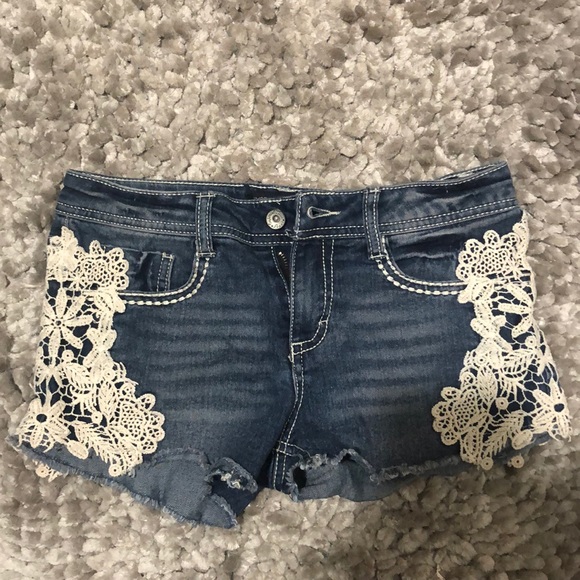 Bottoms Cute Side Lace Shorts Poshmark